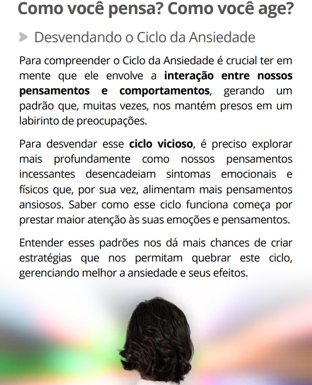 Trecho real do e-book: Desvendando o Ciclo da Ansiedade