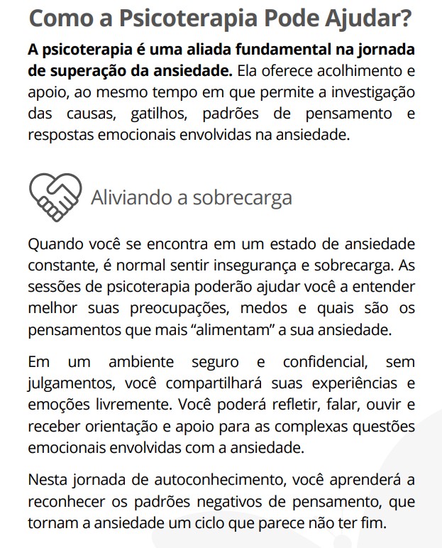 Trecho real do e-book: Como a Psicoterapia Pode Ajudar